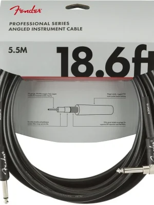 Fender Professional series instrument cable angled 18,6ft Cenová Bomba