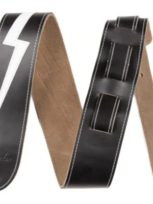 Fender Strap Leather Lightning Bolt kožený kytarový popruh Nízká Cena
