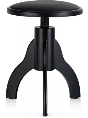 Cenová Bomba Proline klavírní stolička kulatá - černá