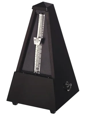 Vysoce Kvalitní Wittner Pyramidový Černý,vysoký lesk - metronom