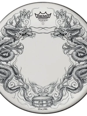Remo Tattoo Skyn Powerstroke 3 Bass drum 22" Tattoo Dragon Skyn/white PA-1322-TT-T06 Ověřený