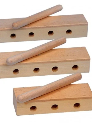 Autentický GOLDON - wood block děrovaný - 18 cm (33333)