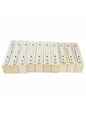 Vrácení Zdarma Goldon set 10-ti basových metalofonových kamenů