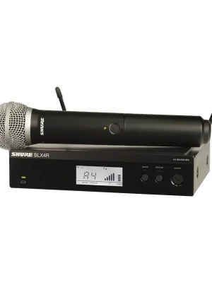 Hit Sezóny SHURE BLX24RE/PG58 - PGW systém, BLX4R + ruční mikr. PG58, rack
