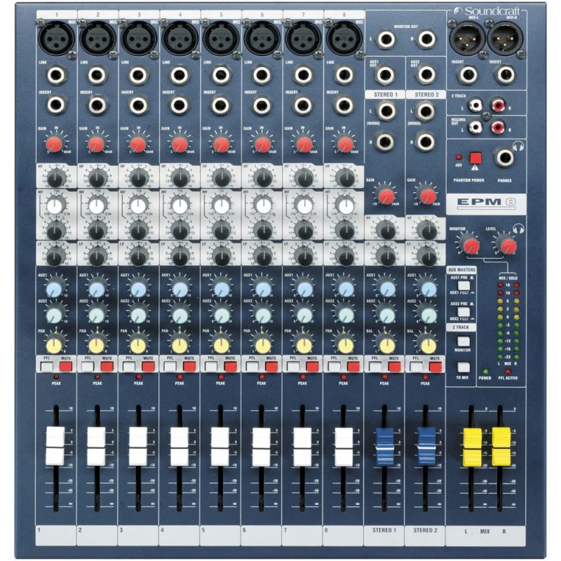 Originální SOUNDCRAFT EPM 8 - mixážní pult