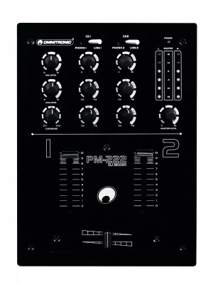 Nakupujte Hned Omnitronic PM-222, 2-kanálový DJ mixpult