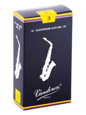 Značkový VANDOREN SR213 - plátky pro alt saxofon tvrdost 3