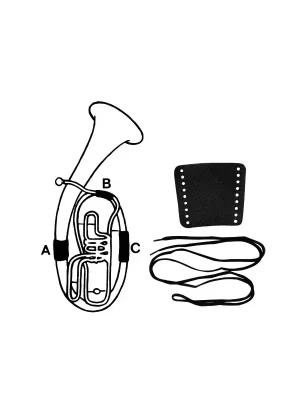 Gewa Ochrana pro držení Kůže Lesní roh Nejlepší Volba