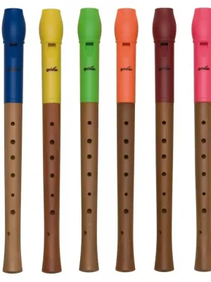 GOLDON - sopránová zobcová flétna různé barvy - typ německý (dod. v krabici) (42010) Sezónní Sleva