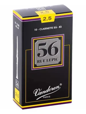 VANDOREN CR5025 -"56 rue Lepic" plátky pro Bb klarinet, tvrdost 2,5 Nízká Cena