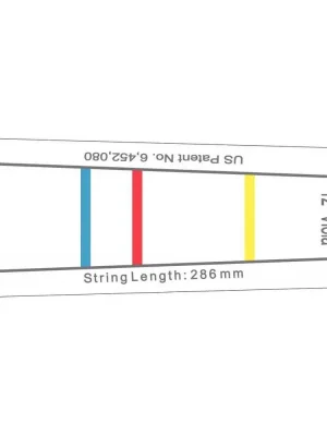 Gewa Značení na hmatníku First Fret 231 mm pro 1/8 housle Akční Cena