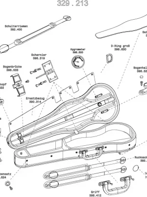 Gewa tvarové pouzdro pro violu Liuteria Maestro kulový díl - šrouby, 6 ks Objednat Nyní