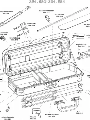 Akční Nabídka Gewa Náhradní potah pro violu Velour