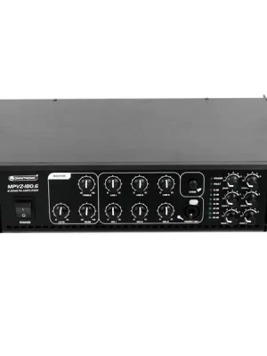 Pouze Dnes Omnitronic MPVZ-180.6, 100V 6-zónový mixážní zesilovač, 180W