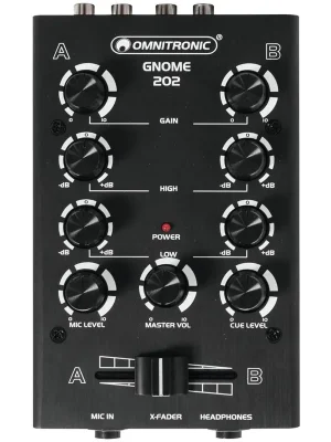 Omnitronic GNOME-202, 2-kanálový, černý Poslední Šance