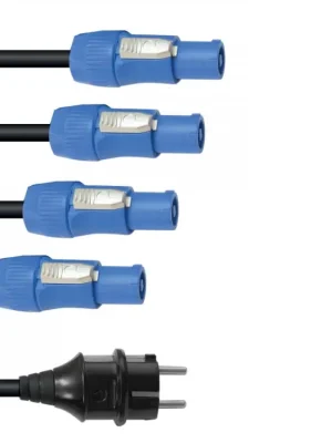 Eurolite PowerCon napájecí kabel 1-4, 3x2,5 mm, 5 m Ihned K Objednání