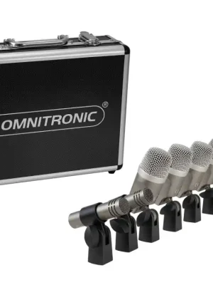 OMNITRONIC MIC 77-7LMH MK2 Sada mikrofonů pro bicí Doprava Zdarma