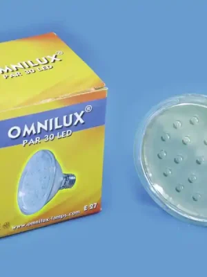 Oblíbený OMNILUX lampa PAR-30 240V E-27 18 LED 5mm žlutá