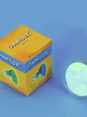 Výhodná Nabídka OMNILUX GU-10 230V/50W 1500h 25° modrá