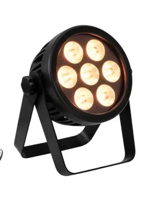 Cenový Hit Eurolite LED 4C-7 Silent Slim reflektor, 7x 8W QCL LED, DMX