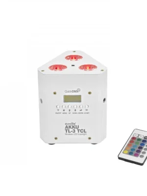 Nejlepší Volba EUROLITE AKKU reflektor TL-3 TCL 3x3W TCL, DMX, IR