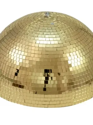 Nízká Cena EUROLITE Motorizovaná disko polokoule, průměr 40 cm, zlatá