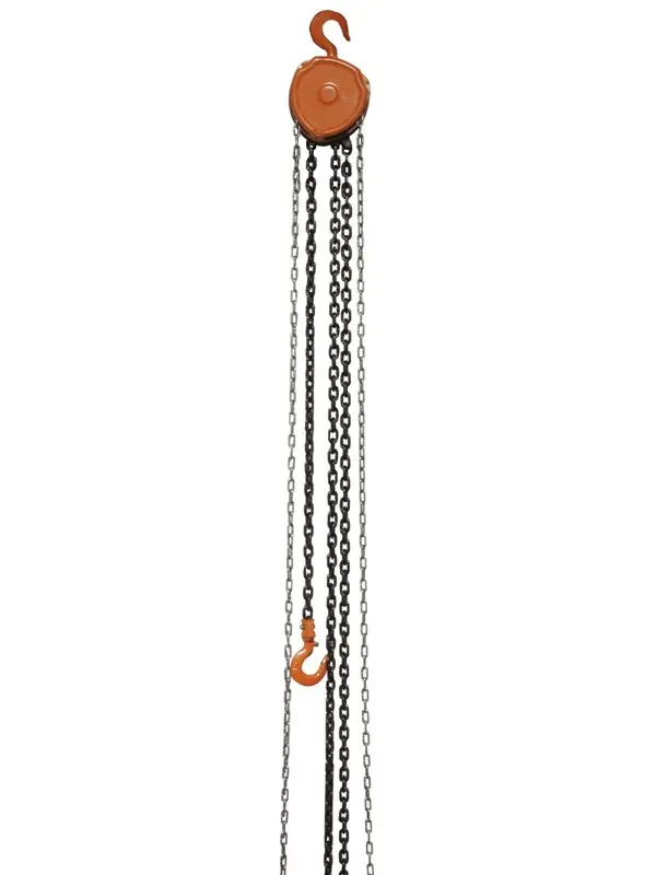 Časově Omezené Eurolite řetězový zdvihák 6m/1000kg, oranžový