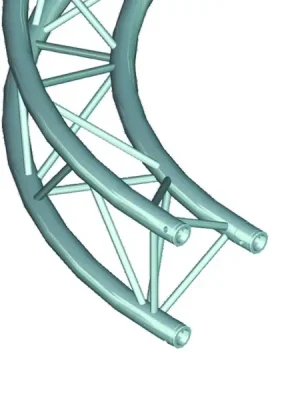 Trilock 6082 díl pro kruh, d=5 m, vnitřní, 45, vrcholem ven Cenová Bomba