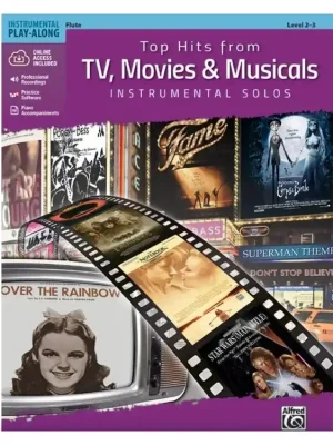 Značkový Top Hits From TV, Movies & Musicals - Flute + audio online