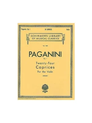 Niccolo Paganini: 24 Caprices For Solo Violin Op.1 (noty na housle) Tovární Cena