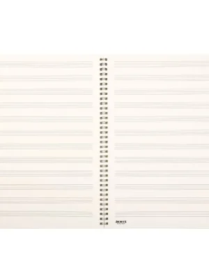 Archives Spiral Bound Manuscript Paper Book, 12 Stave, 96 Pages Objednat Nyní