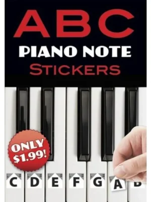 Nejlepší Cena A B C Piano Note Stickers - samolepky na klaviaturu (noty)