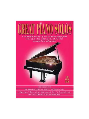 Cenově Výhodný Noty pro piano Great Piano Solos - The Show Book
