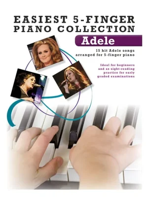 Noty pro piano Easiest 5-Finger Piano Collection: Adele Originální