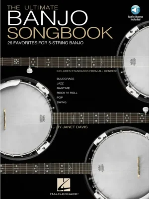 Nízká Cena Noty na banjo - The Ultimate BANJO SONGBOOK + Audio Online
