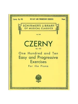 Noty na klavír - 110 Easy and Progressive Exercises, Op. 453 Ověřený