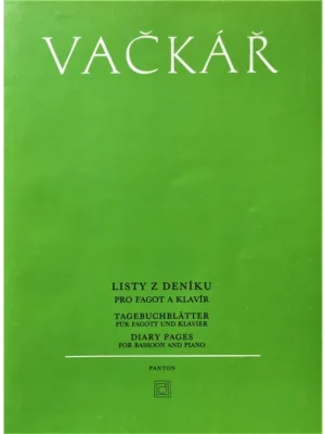 Levný Listy z deníku pro fagot a klavír - Dalibor C. Vačkář