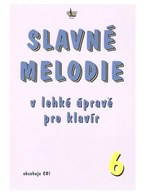 Novinka Klavírní úpravy Slavné melodie 6 + CD