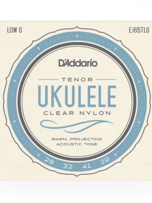 Koupit Online D'Addario EJ65TLGPro-Arté Custom Extruded Nylon Ukulele Strings, Tenor Low-G