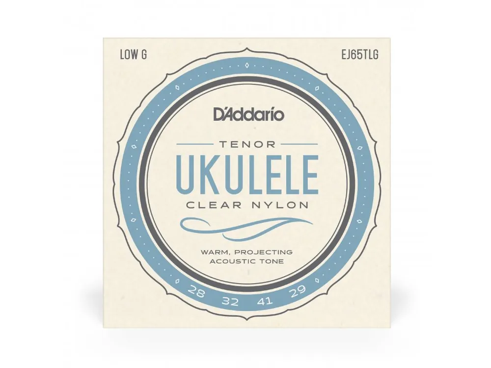 Koupit Online D'Addario EJ65TLGPro-Arté Custom Extruded Nylon Ukulele Strings, Tenor Low-G