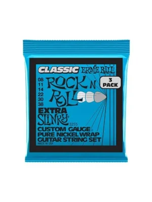 Must-Have ERNIE BALL Pure Nickel Extra Slinky 3-Pack