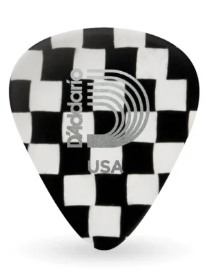Dokud Zásoby Vydrží D'Addario Checkerboard Celluloid Guitar Picks 25 pack, Heavy