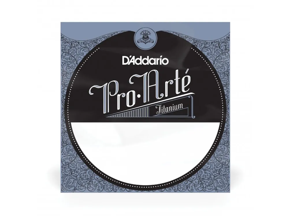 D'Addario T2 Titanium Treble Classical Guitar Single String, Extra-Hard Tension, Third String Vysoce Kvalitní