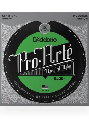D'Addario EJ29 Classics Rectified Classical Guitar Strings, Moderate Tension Must-Have