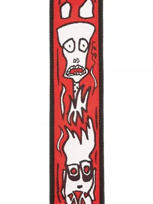 Tovární Cena D'Addario Joe Satriani Guitar Strap, Up in Flames