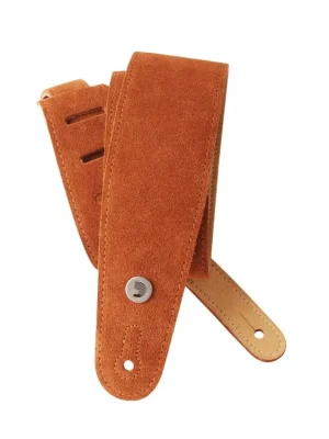 D'Addario Suede Guitar Strap, Honey Zlevněný