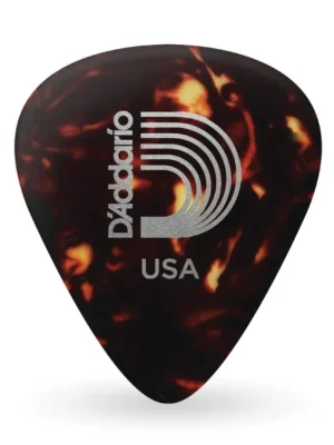 D'Addario Shell-Color Celluloid Guitar Picks, 100 pack, Light Akční Cena