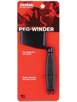 D'Addario Ergonomic Bass Guitar Peg Winder Dokud Zásoby Vydrží
