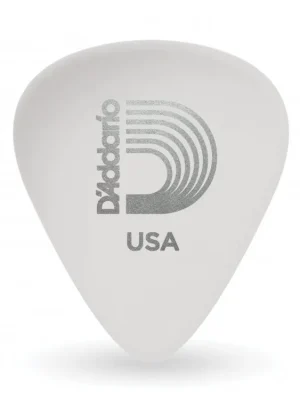 D'Addario White-Color Celluloid Guitar Picks, 25 pack, Extra Heavy Hit Sezóny