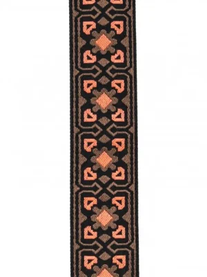 D'Addario Eco-Comfort Woven Guitar Strap, Brown & Orange Pouze Dnes